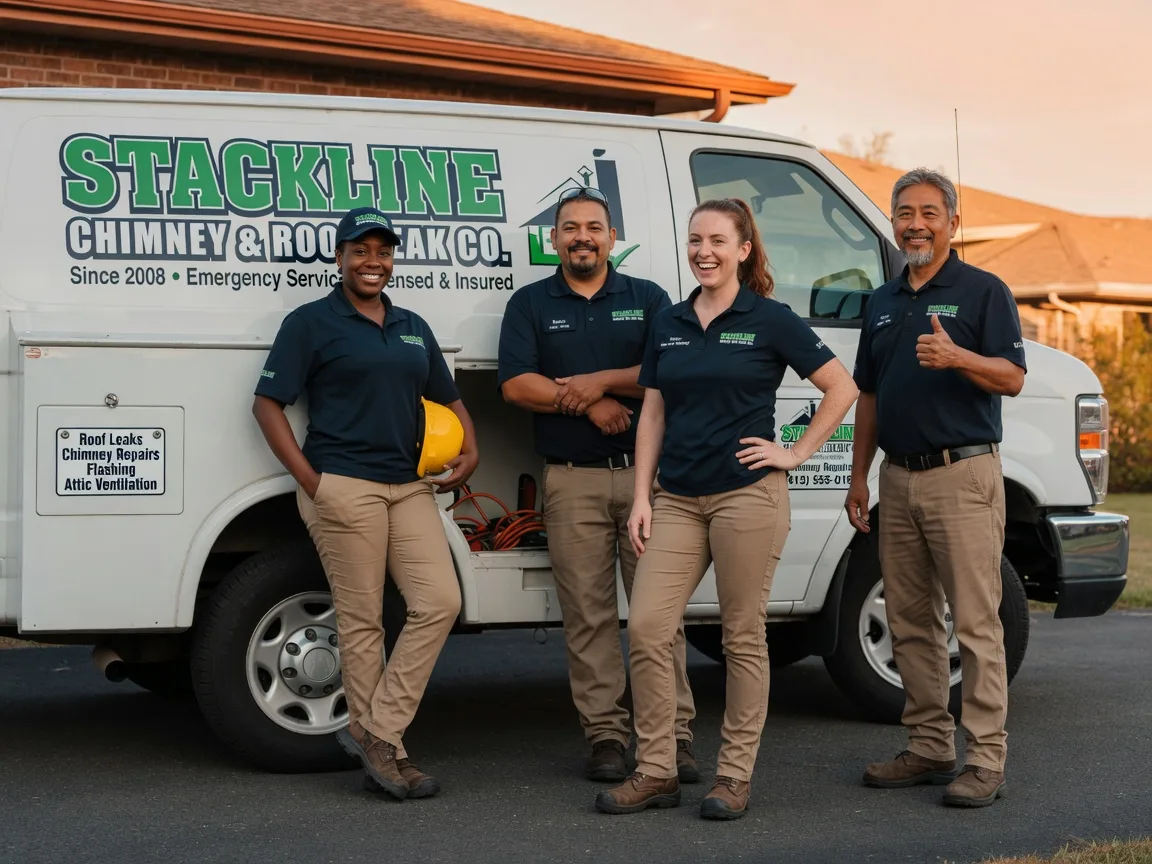 Chimney flashing repair company in Schneider, IN